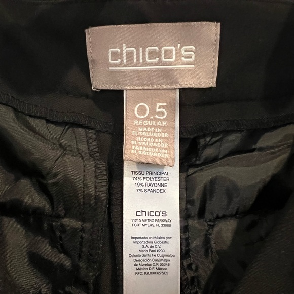 Chico’s Black Pants - Picture 5 of 6